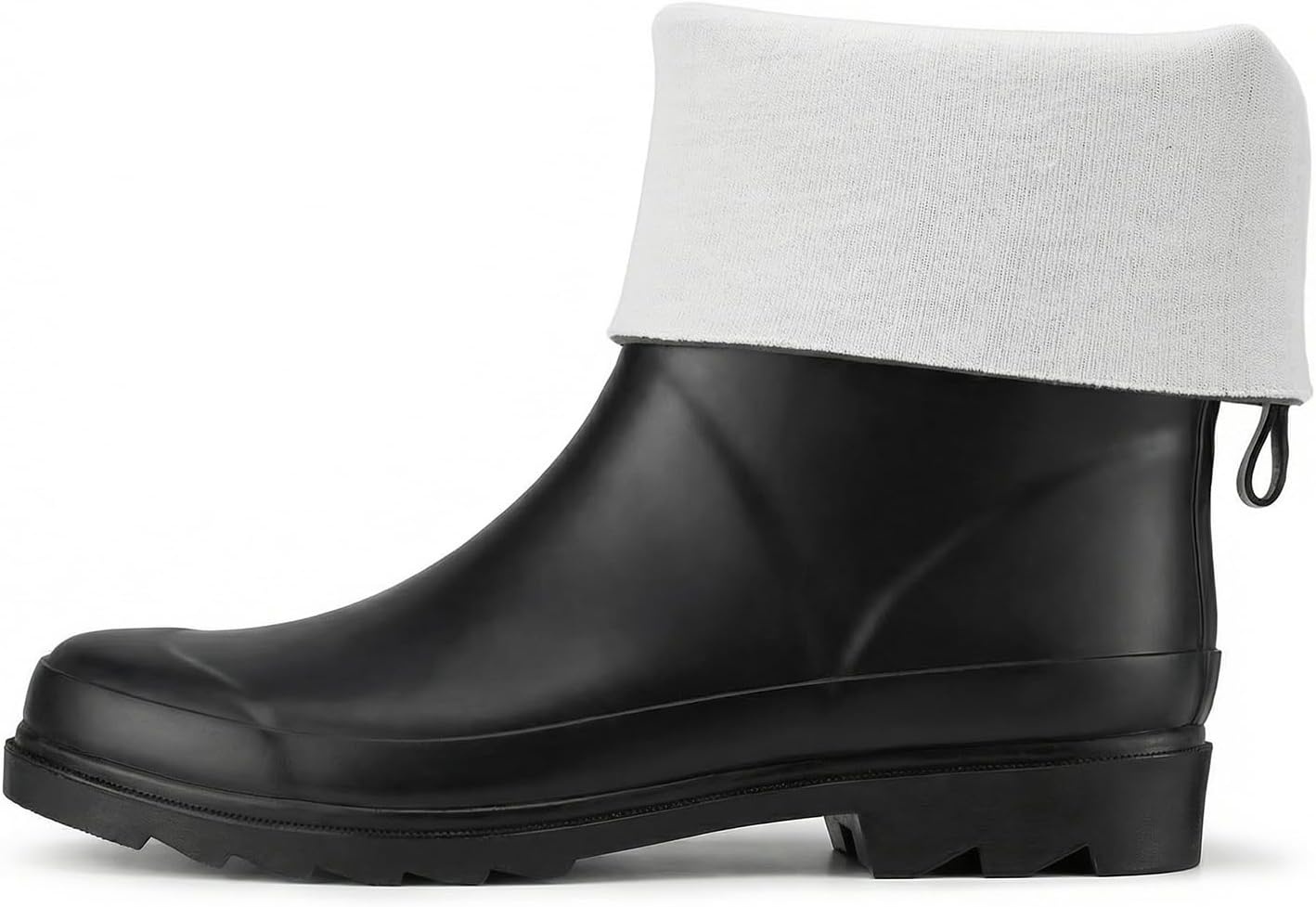 image:imageHISEA Rubber MidCalf Rain Boots for Women Waterproof Insulated AntiSlip Mud Boots Cute Fashion Chelsea Garden Boots For AdultBlack