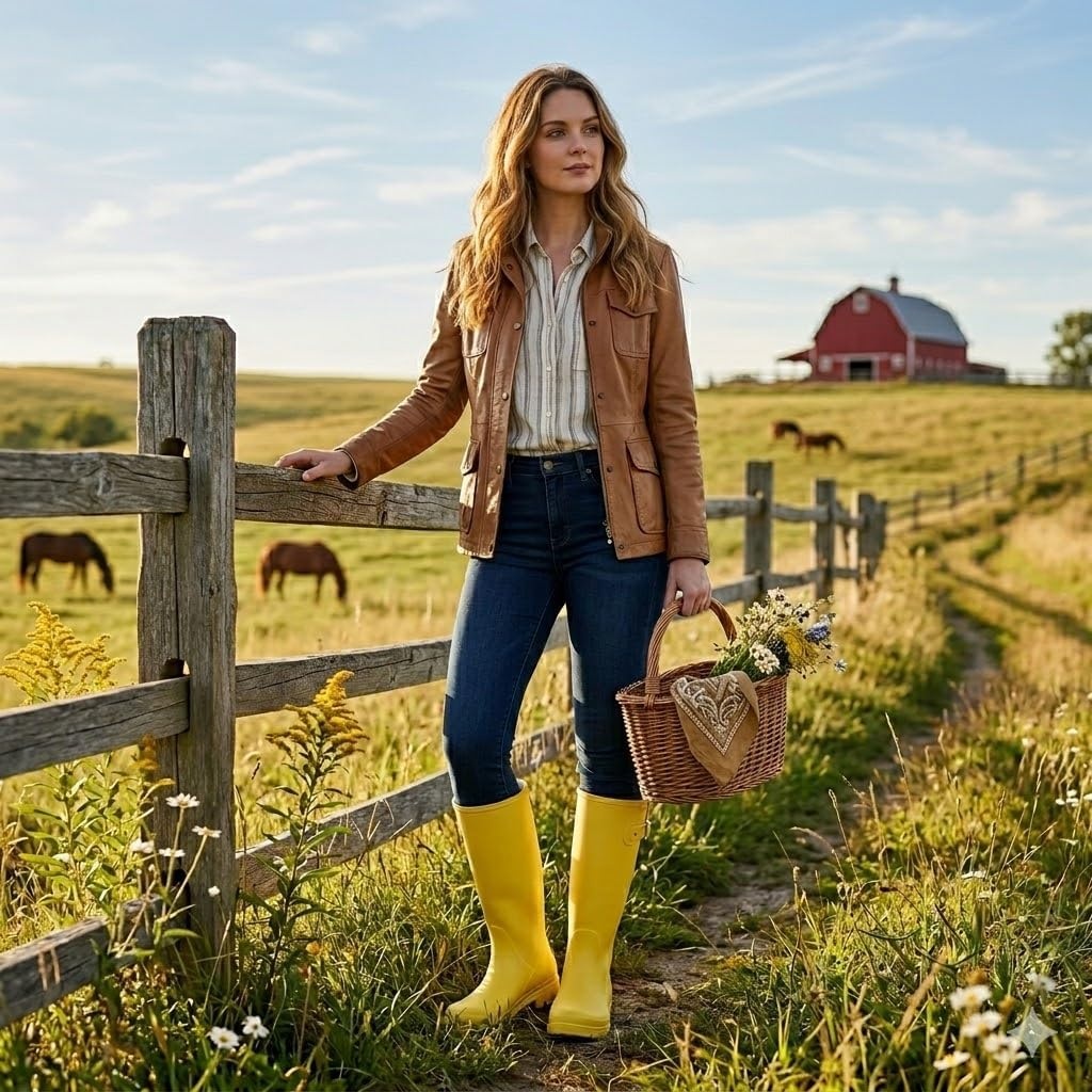 image:imageHISEA Women Rain Boots Slim Calf Fashion Waterproof PVC Rubber Boot Tall Rainboots Matte Surface Womens Rain Footwear for Ladies Outdoor Work WalkingYellowslim Calf
