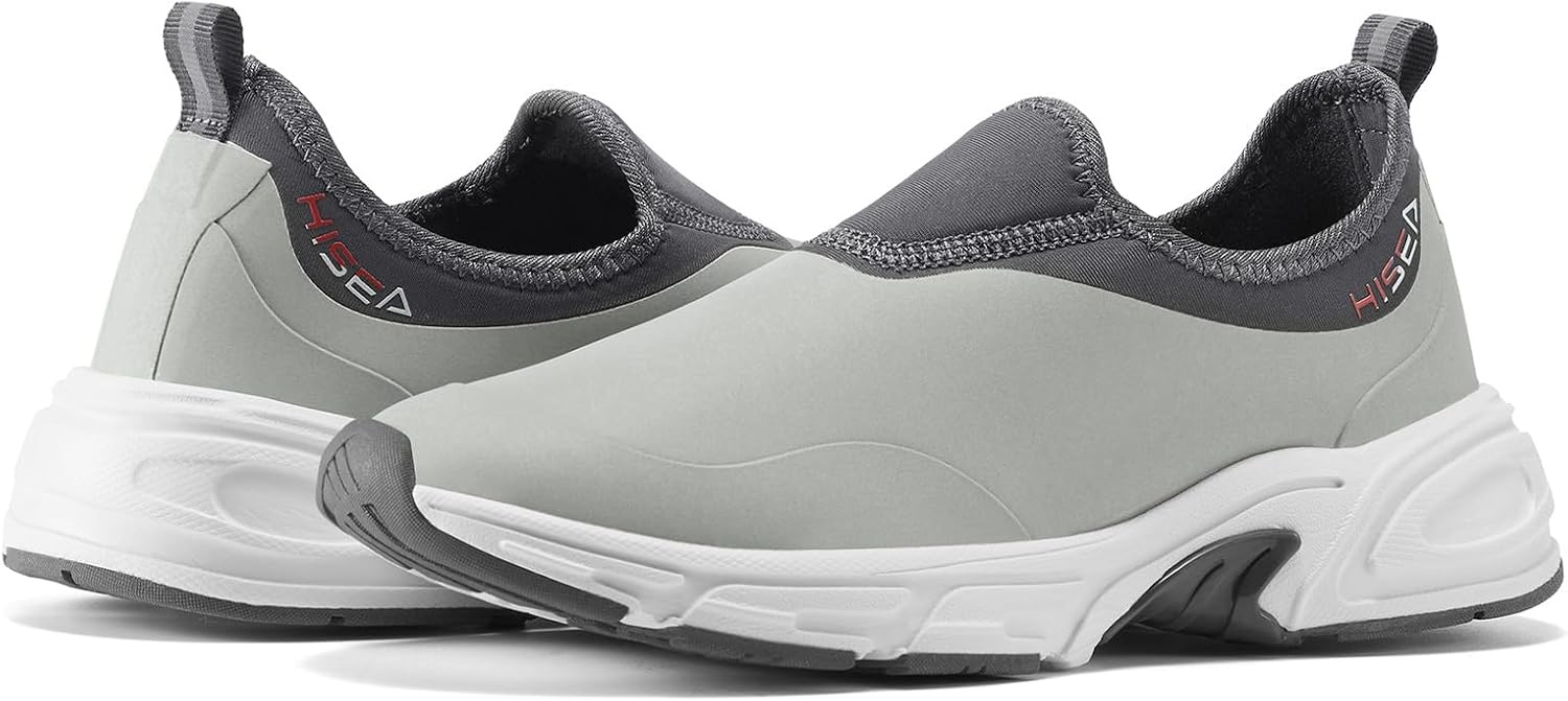 image:imageHISEA Womens Ankle Rain Shoes Neoprene Waterproof Garden Shoes for Women Fashion Walking ShoeGrey