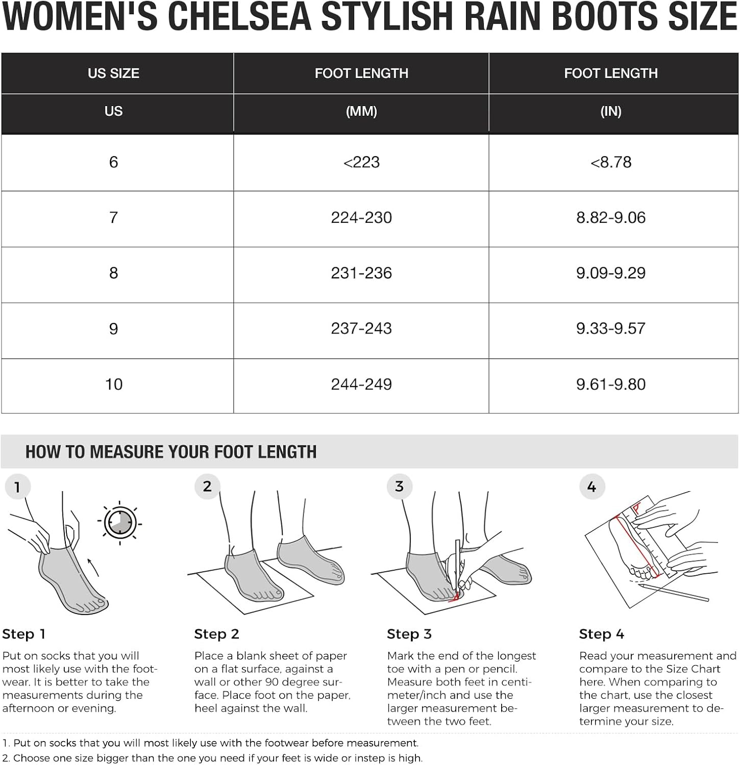 image:imageHISEA Womens Chelsea Rubber Rain Boots Ankle Rain Boots Waterproof Women Neoprene Short Garden Boots Choose Size UpGrey