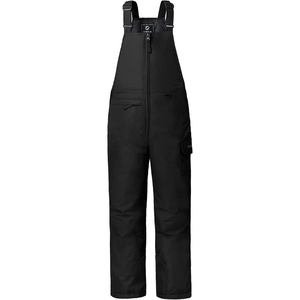 image:imageHISEA Kids Insulated Bibs Snow Bib Overalls Winter Warm Ski Bibs for Girls and Boys Ski Pants Water Resistant Skiing Bibs Black