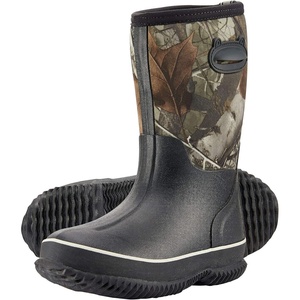 image:imageHISEA Kids Rain Boots Waterproof Neoprene Rubber Mud Boots Youth Rainboots Mid Calf Rain Shoes for Toddlers Kid Children Boys amp Girls Outdoor Fishing Hiking Camping Garden Barn Farming Water Shoes