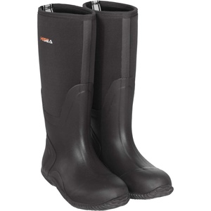 image:imageHISEA Mens Rain Boots Waterproof Durable Insulated Rubber Boots for Men 5 mm Neoprene Outdoor Mud Fishing Hunting Boots for MultiSeason Black Camo amp BrownBlack