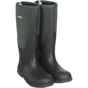 image:imageHISEA Mens Rain Boots Waterproof Durable Insulated Rubber Boots for Men 5 mm Neoprene Outdoor Mud Fishing Hunting Boots for MultiSeason Black Camo amp BrownGrey