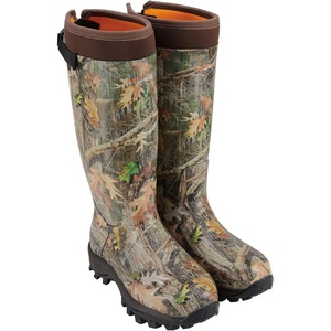 image:imageHISEA Rubber Hunting Boots Tall Warm Neoprene Waterproof Insulated Basic Hunting Boots Mens Adjustable Winter Boots Durable Slip Resistant Outdoor Hunting Fishing Working Boots for MenKanati Camo