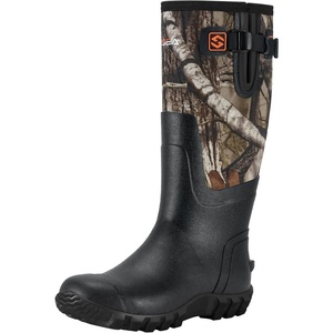 image:imageHISEA Womens Mid Calf Rain Boots Waterproof Rubber Boot for Garden Mud WorkingKanati Camo