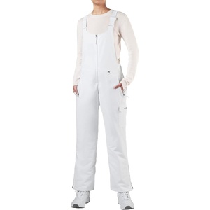 image:imageHISEA Womens Snow Bib Overalls Snowsuit Ski Pants Waterproof Insulated Skiing Pants Women White