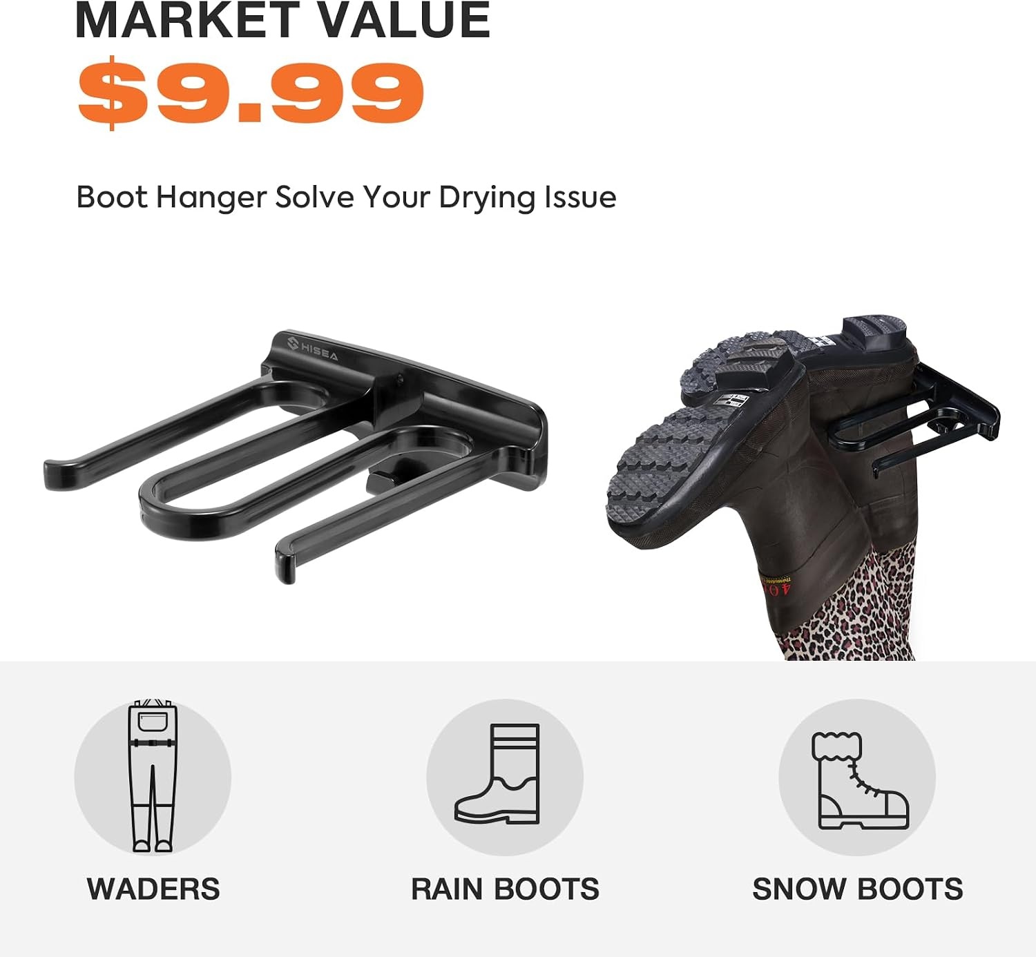 image:imageFISHINGSIR Fishing Waders for Men 2Ply NylonPVC Waterproof Women Chest Wader with Boots Bootfoot Hunting WadersGreen