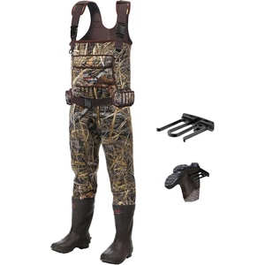 image:imageHISEA Hunting Waders for Men with 600G Insulated Boots 45mm Neoprene Waterproof Bootfoot Chest Wader Fishing Duck HuntingNext Camo Evos