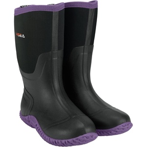 image:imageHISEA Womens Rain Boots Waterproof Insulated Rubber Boots Mid Calf Garden Boot Outdoor Purple